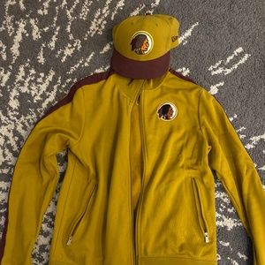 Throwback Washington Redskins Hat and Sweatshirt